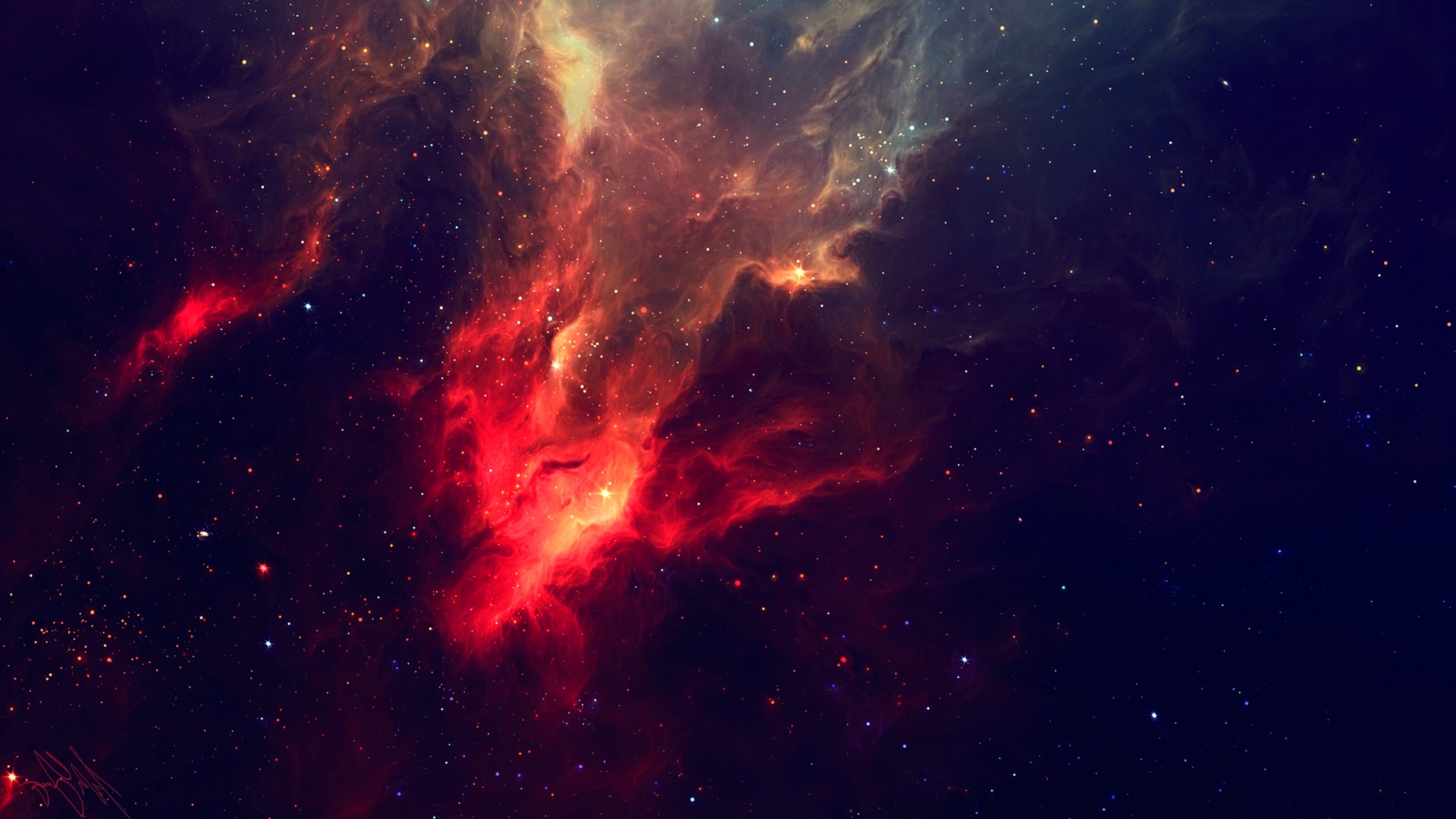 space, Nebula, TylerCreatesWorlds Wallpapers HD / Desktop and Mobile
