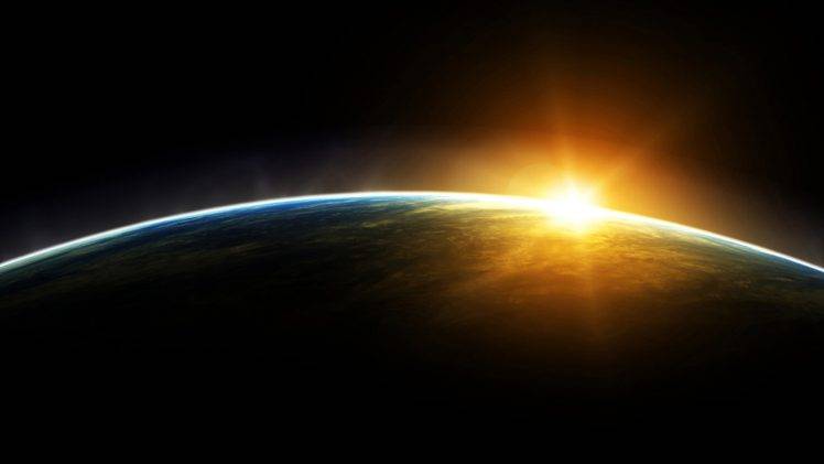 Earth, Planet, Space, Sunrise HD Wallpaper Desktop Background