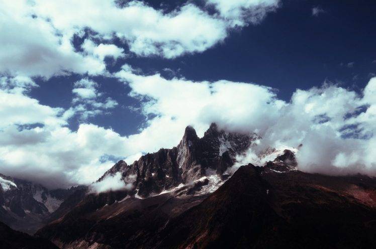 mountain, Landscape, Sky HD Wallpaper Desktop Background