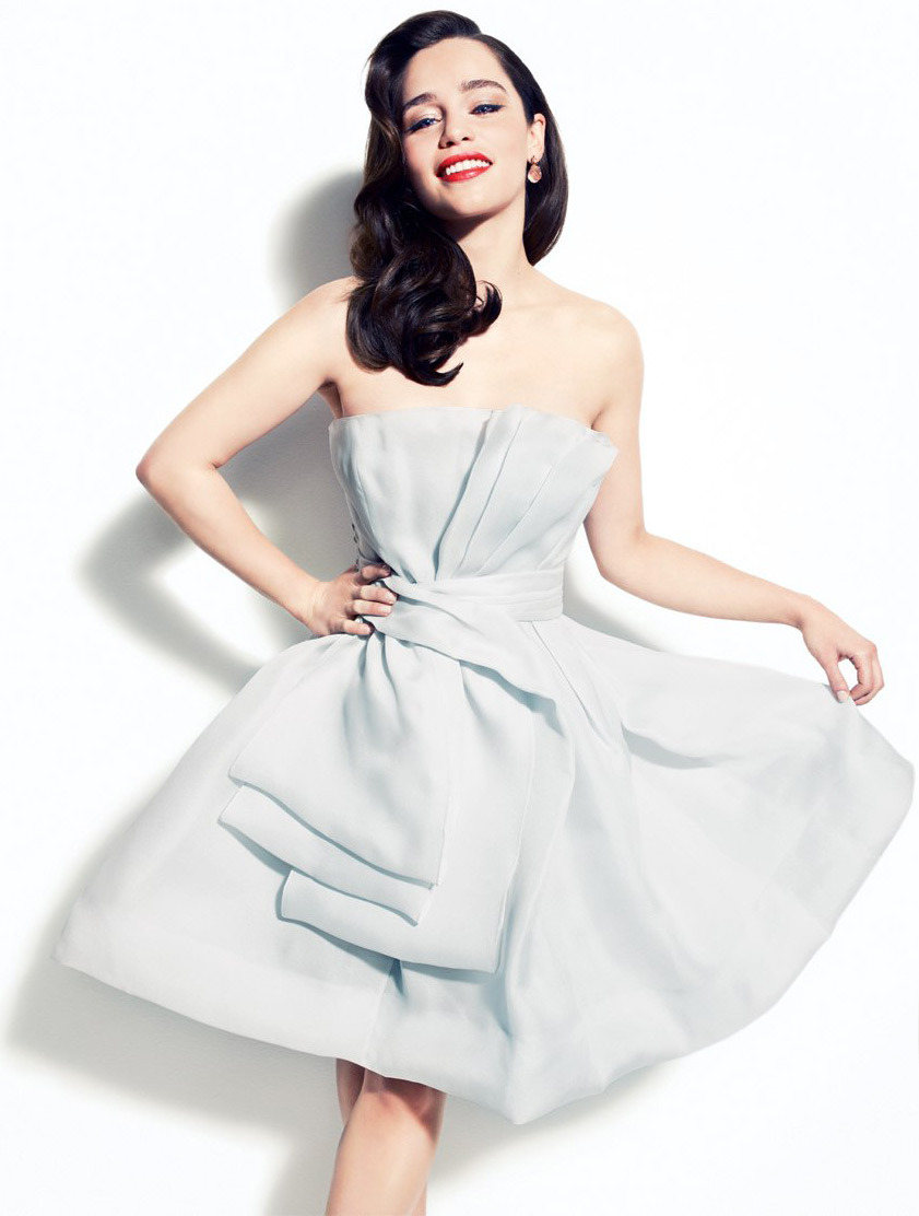 women, Dress, Emilia Clarke Wallpaper
