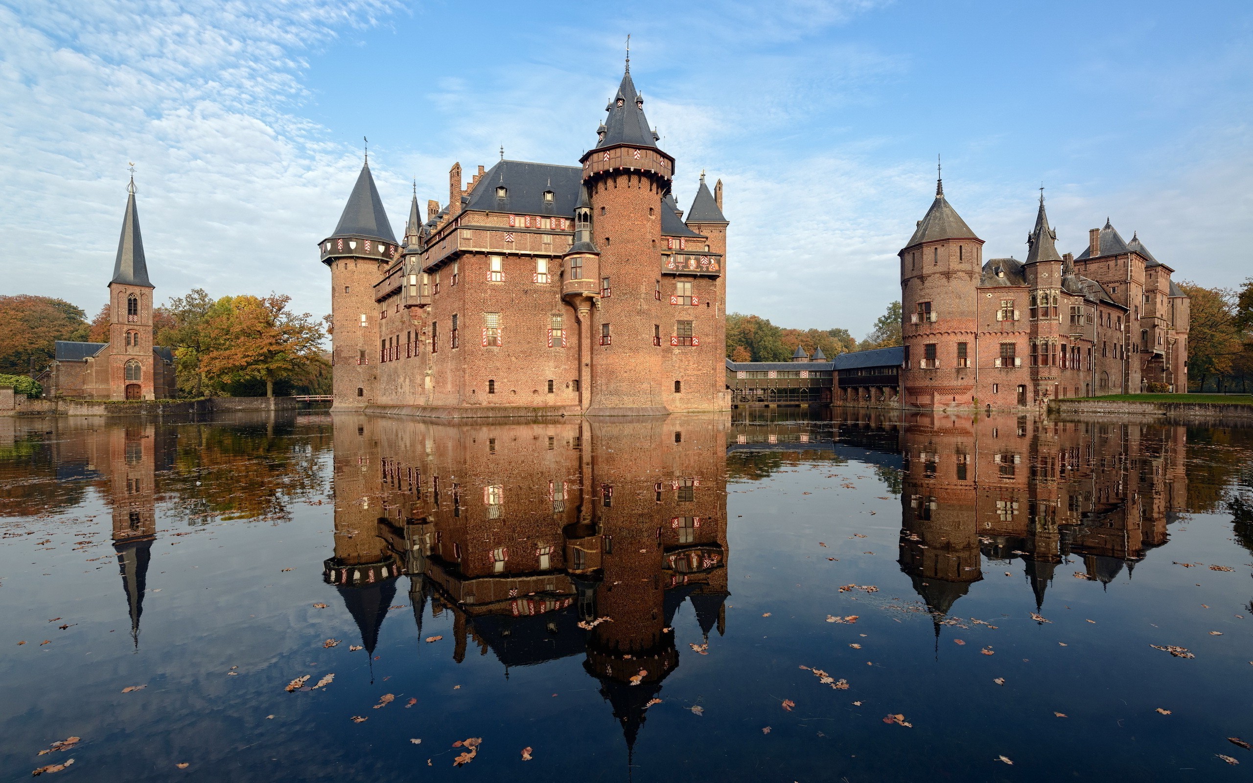 castle, Architecture, Reflection, Lake Wallpaper