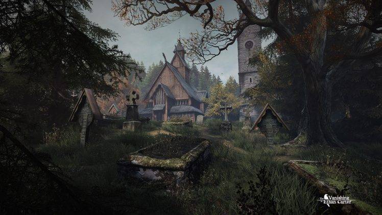 The Vanishing Of Ethan Carter, Video Games, Cemetery HD Wallpaper Desktop Background