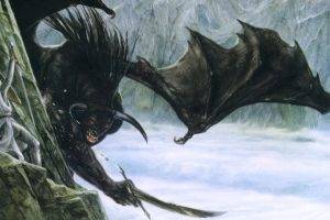J. R. R. Tolkien, Balrogs, The Silmarillion, John Howe, Fantasy Art