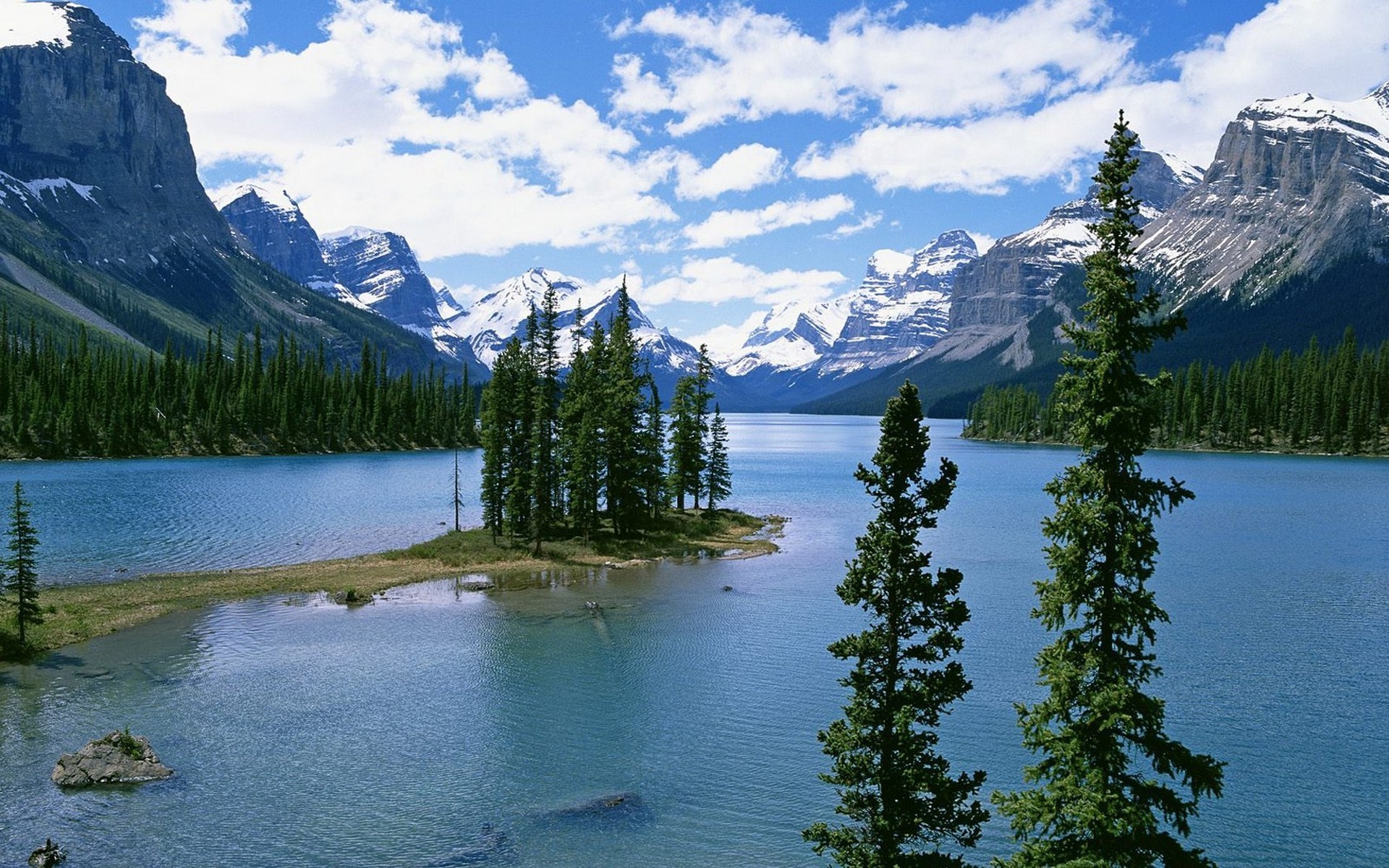landscape, Mountain, Lake Wallpaper
