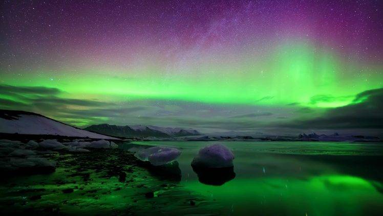 aurorae, Sky, Nature HD Wallpaper Desktop Background