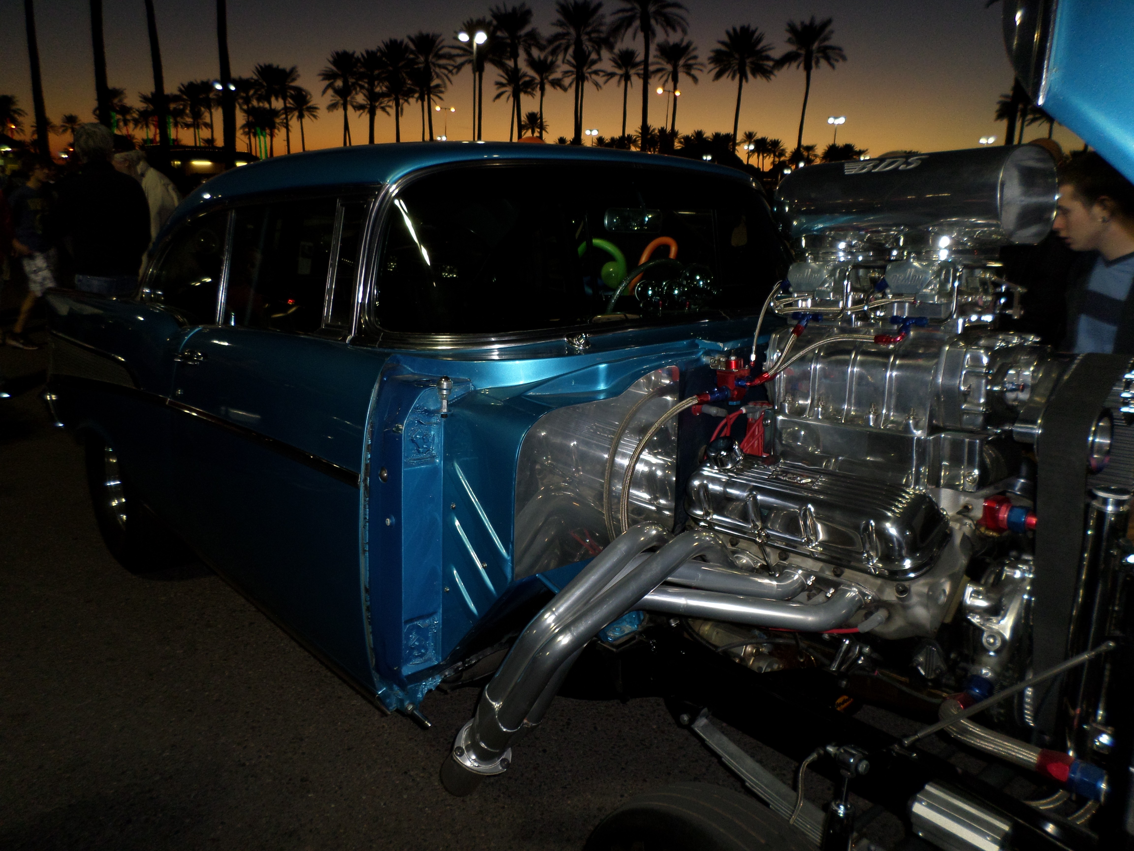 1957 Chevrolet, Bel Air, Supercharged, Muscle Cars, Old Car Wallpaper
