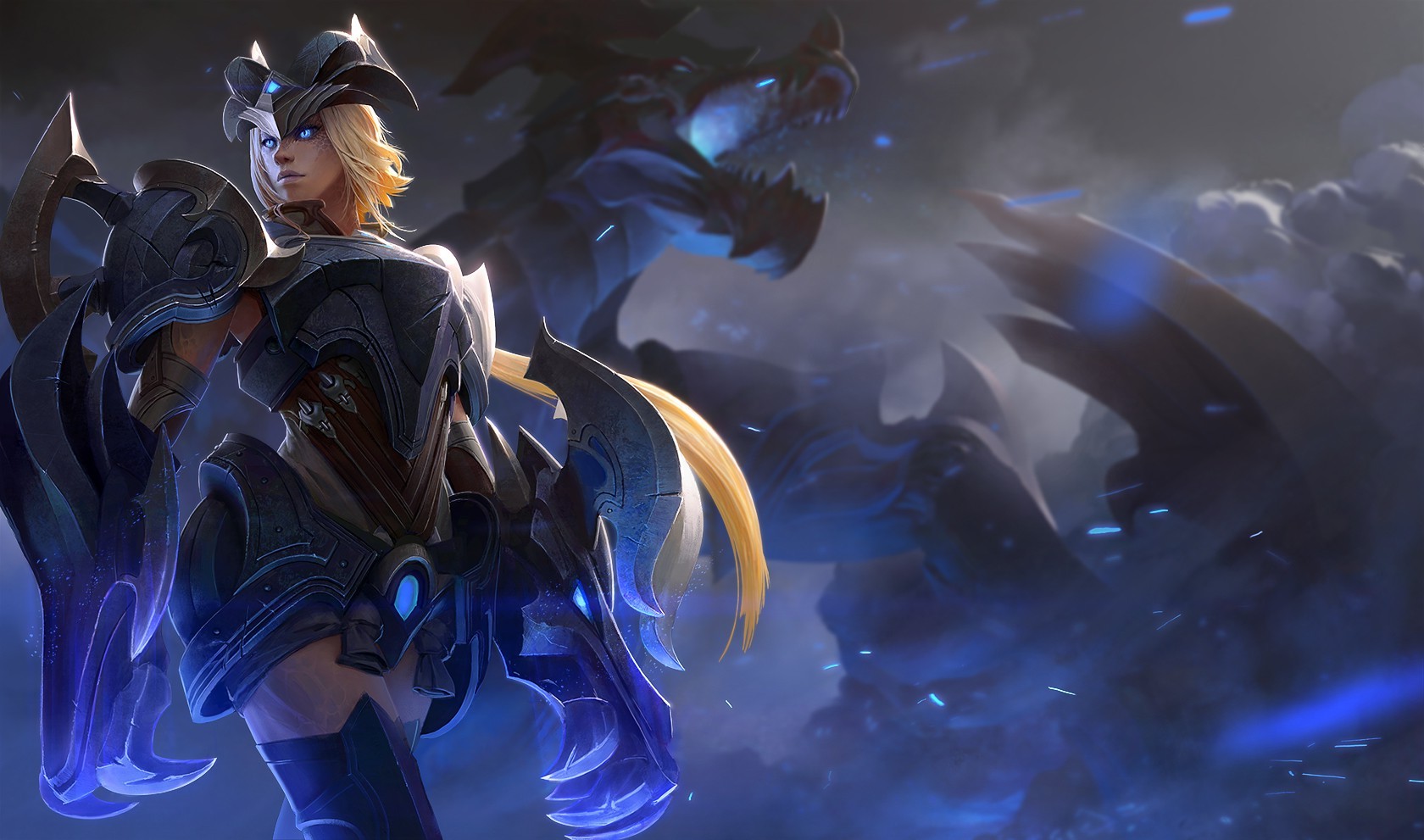 Dragon Blonde Knights League Of Legends Shyvana Wallpapers Hd
