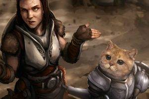 The Elder Scrolls V: Skyrim, Cat, Video Games, Lydia