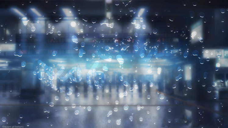 water Drops, Digital Art HD Wallpaper Desktop Background