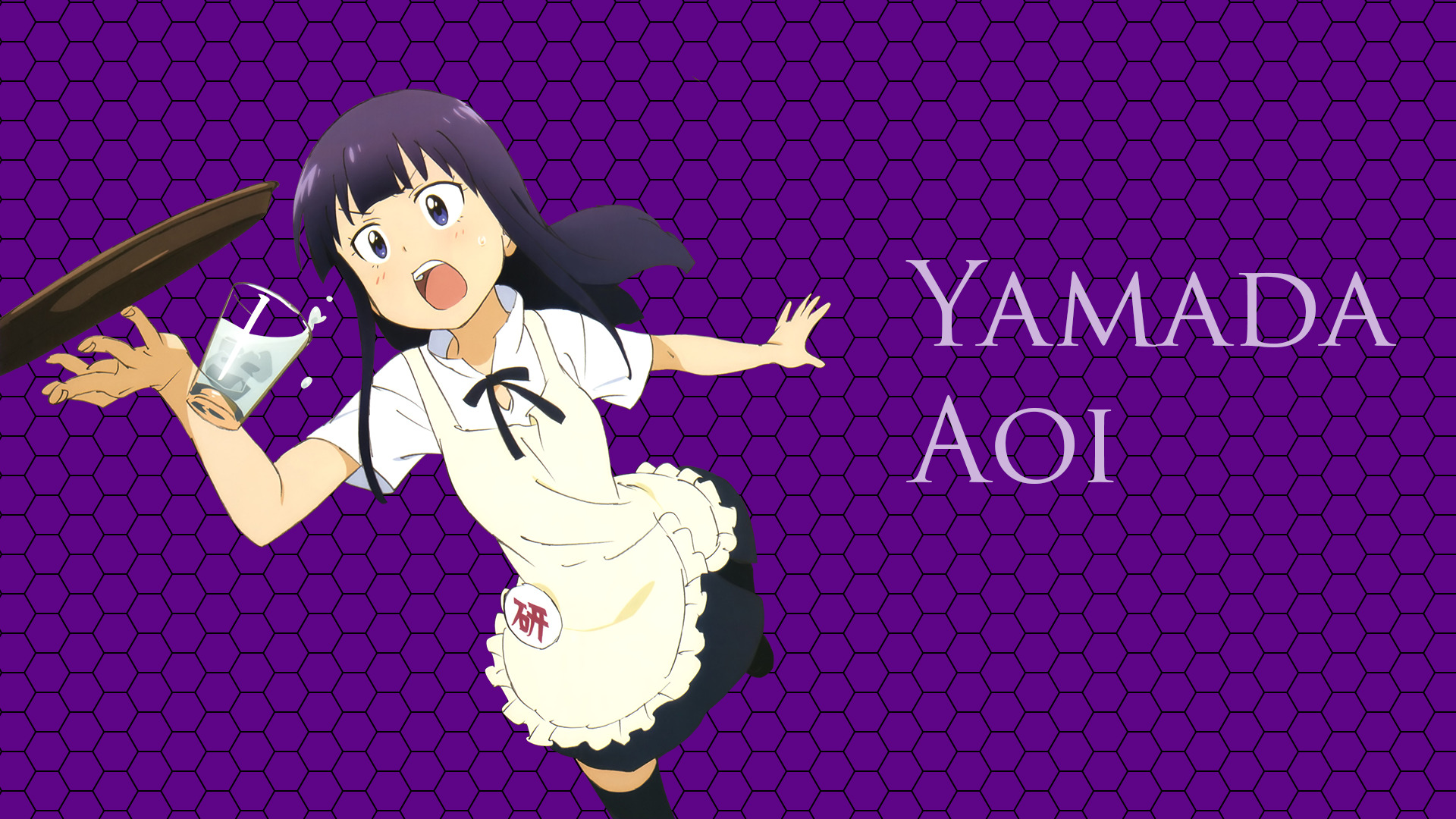 Yamada Aoi, Working!!, Uniform, Anime, Anime Girls Wallpaper