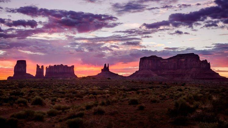 sunset, Landscape, Desert, Utah HD Wallpaper Desktop Background