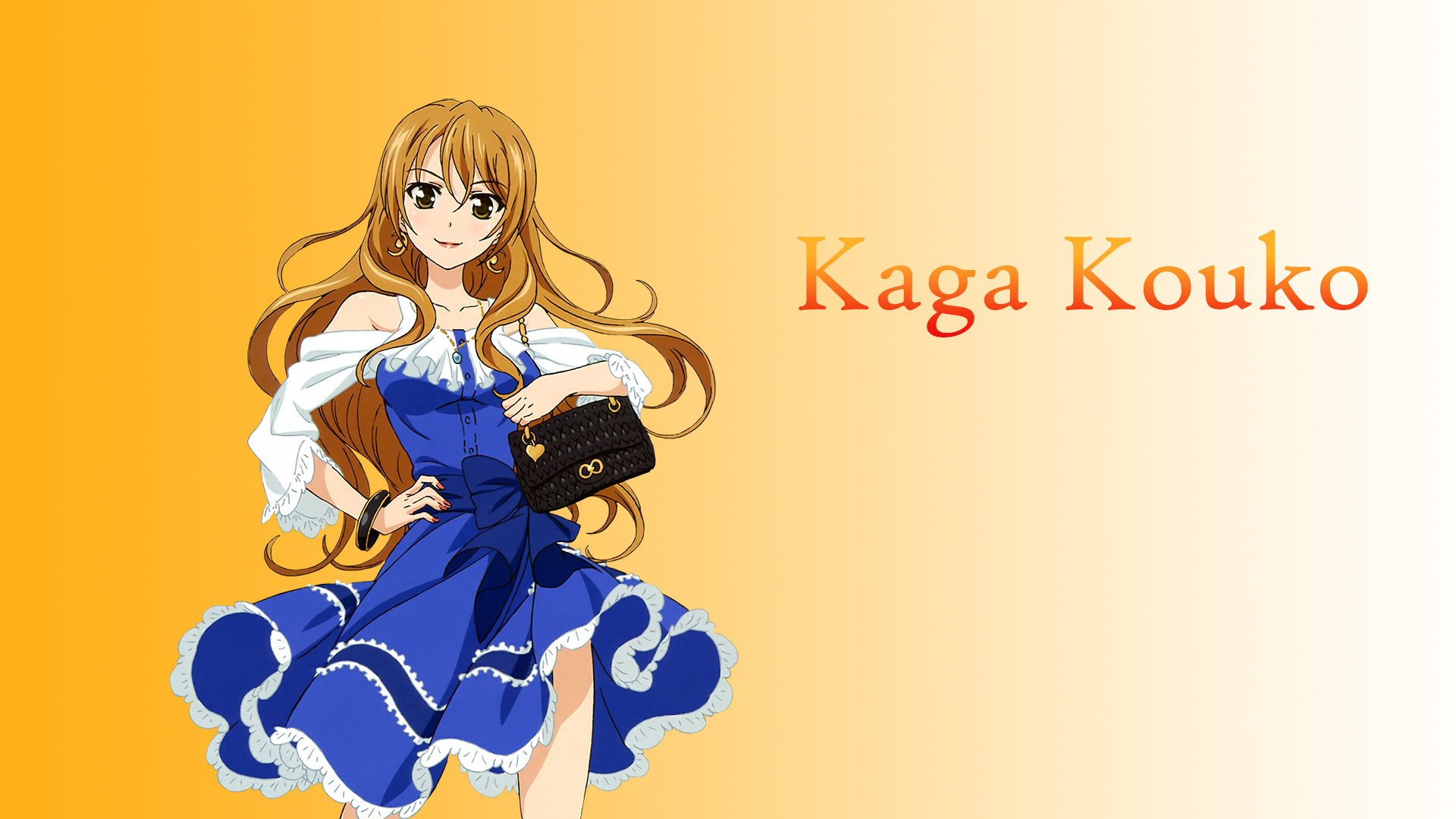 Kaga Kouko, Golden Time, Anime Wallpaper