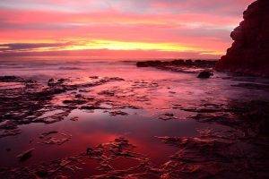 landscape, Water, Beach, Sunrise, Australia