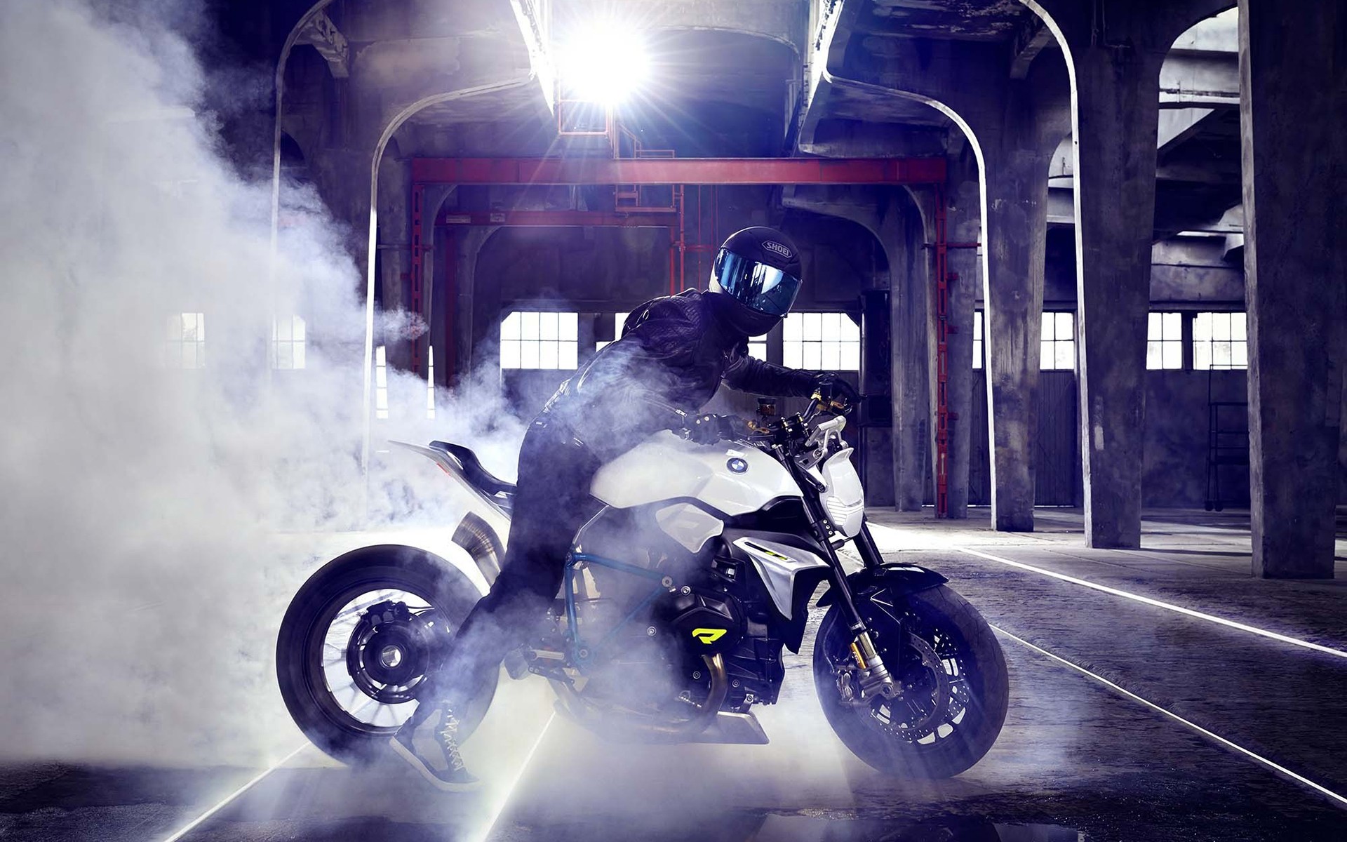 Burnout, Motorcycle, BMW Wallpaper
