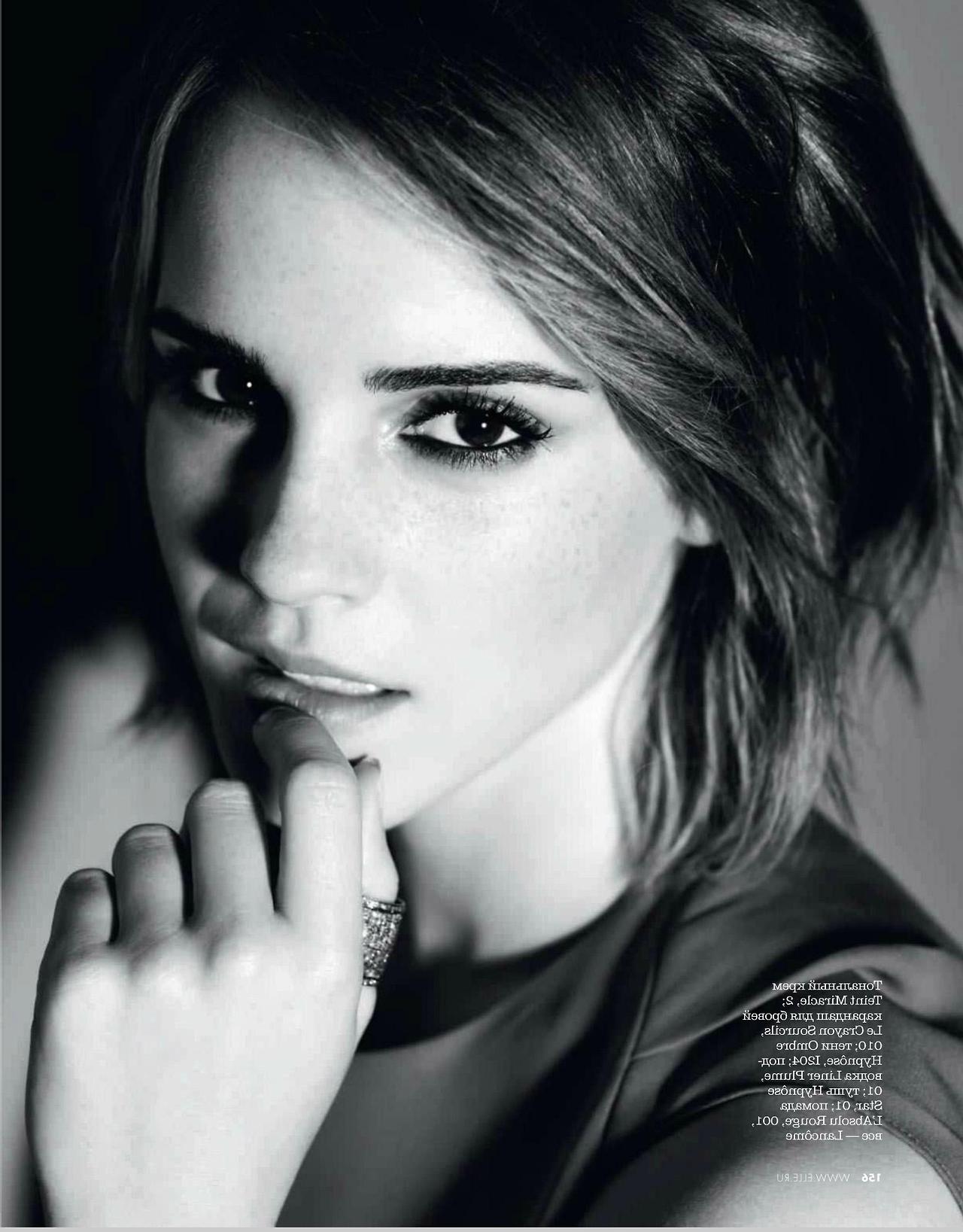 Emma Watson, Monochrome Wallpaper