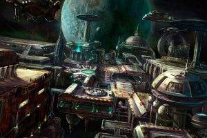 StarCraft, Artwork, Terrans, Space Station