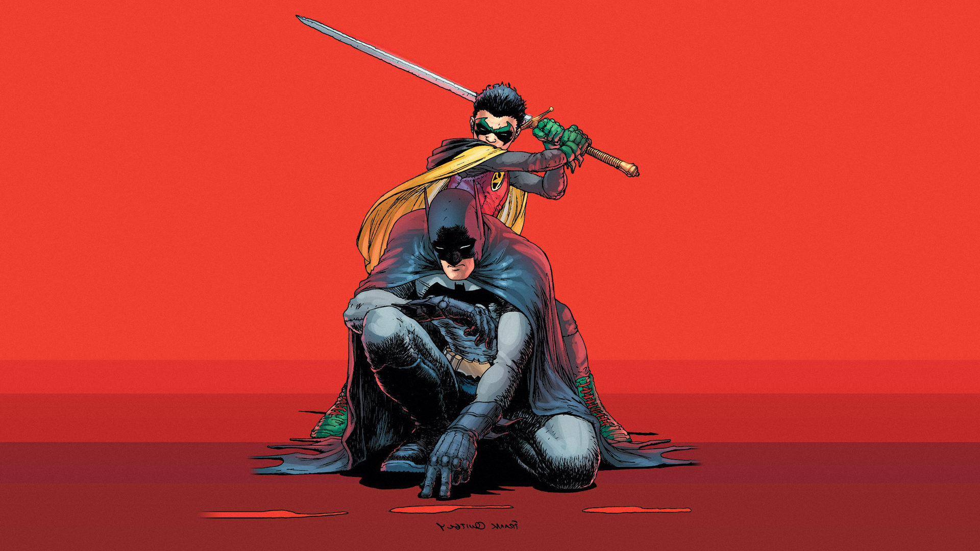 Batman Dc Comics Superhero Robin Character Bruce Wayne Damian Wayne Dynamic Duo