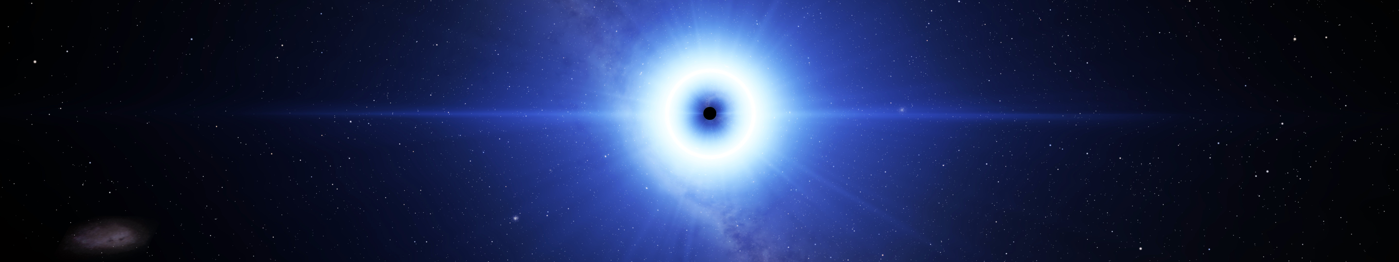 Space Engine, Stars, Black Holes, Gravitational Lens Wallpaper