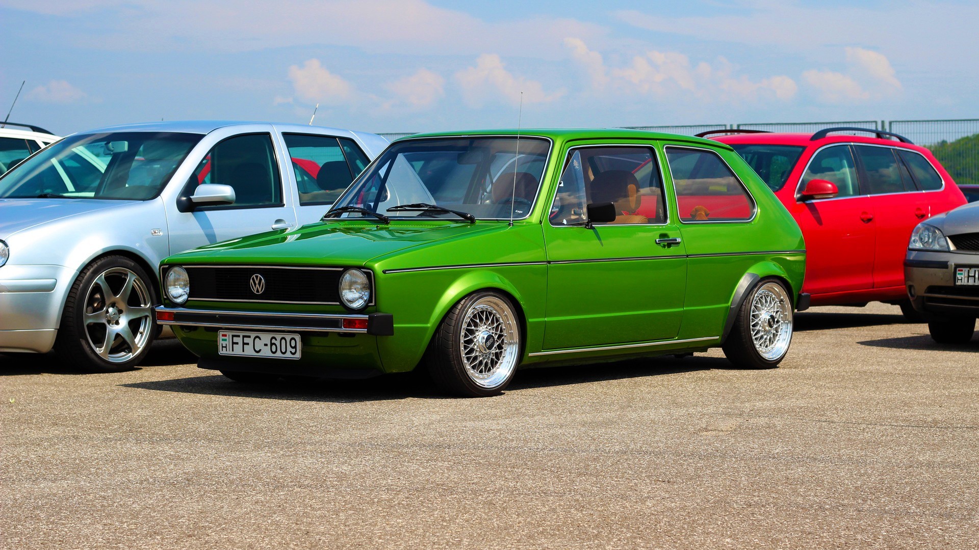 Volkswagen, Stance, Golf 1 Wallpapers HD / Desktop and Mobile Backgrounds.