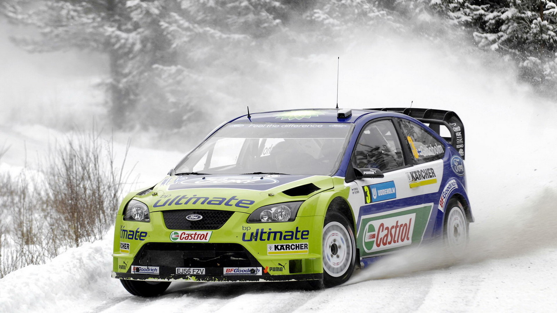 Ford, Car, Snow, Rally Cars Wallpaper