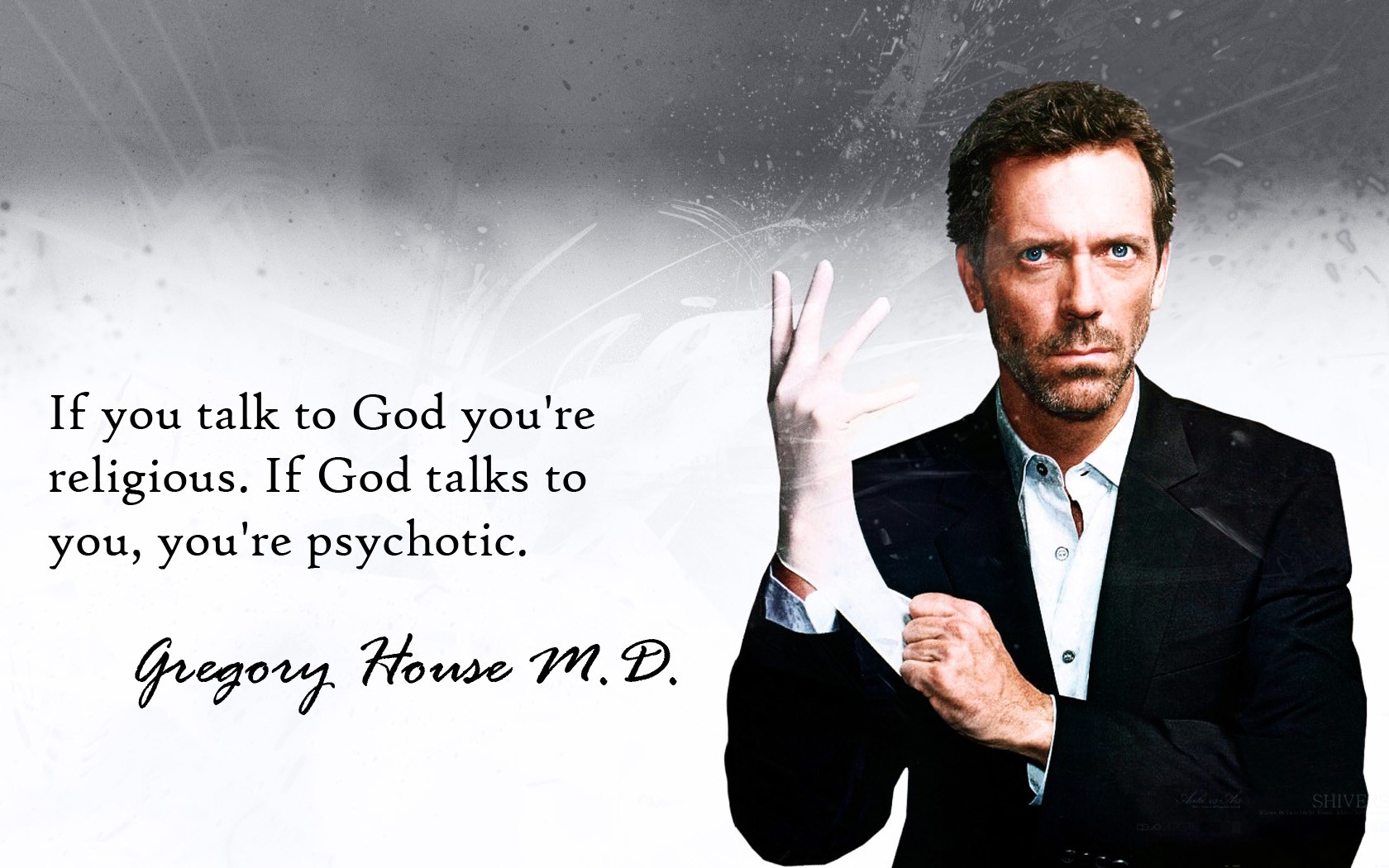 House, M.D., Quote, Religions Wallpaper