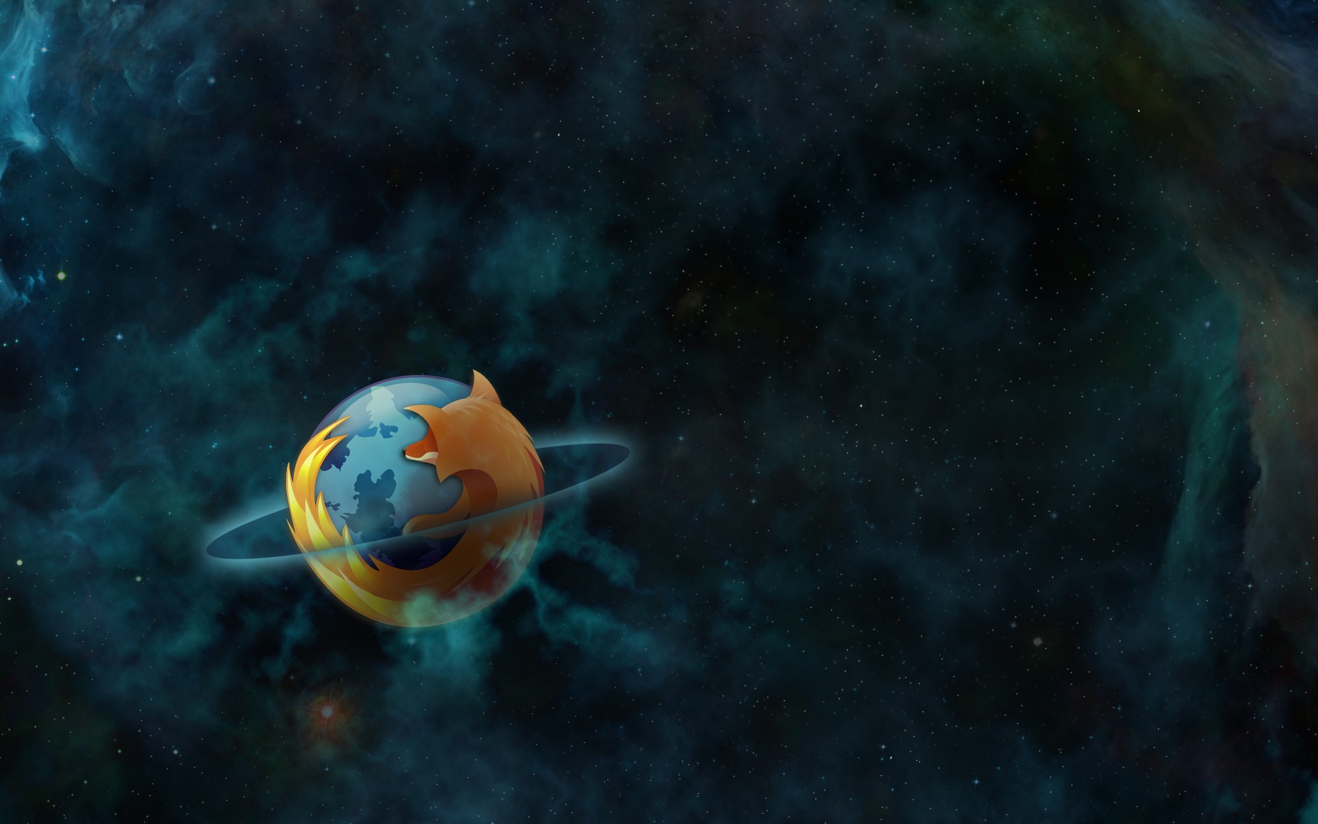 Mozilla Firefox, Space Wallpaper