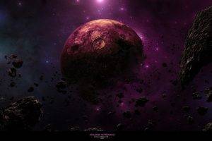 planet, Space, Space Art, Asteroid