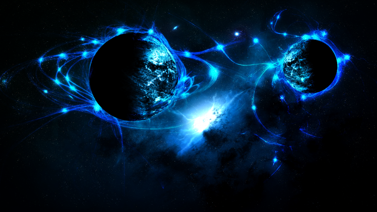 planet, Space, Blue HD Wallpaper Desktop Background