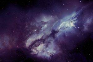 space, Artwork, Purple, Nebula, Space Art, JoeyJazz