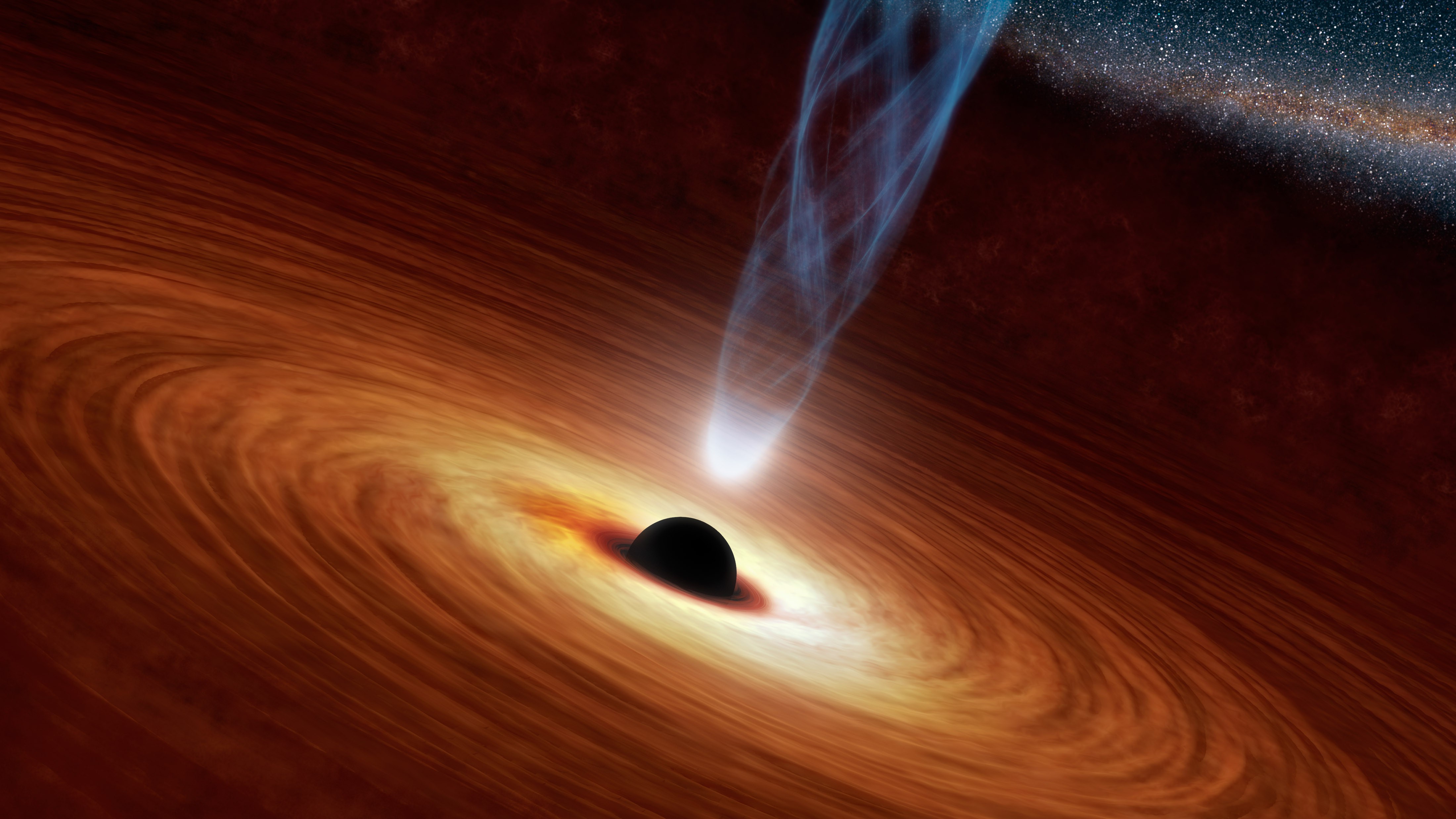 space wallpaper black hole