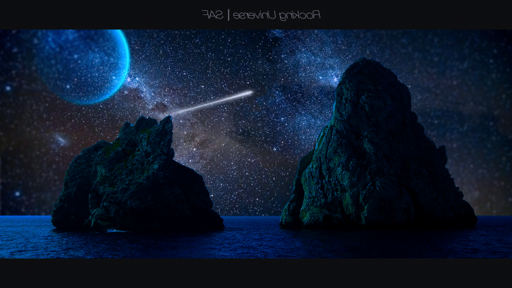 universe, Rock, Stars, Space HD Wallpaper Desktop Background