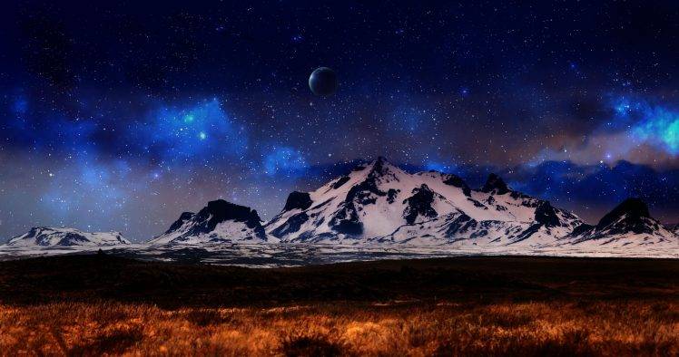 planet, Mountain HD Wallpaper Desktop Background