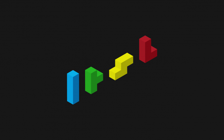 minimalism, Tetris, Video Games HD Wallpaper Desktop Background