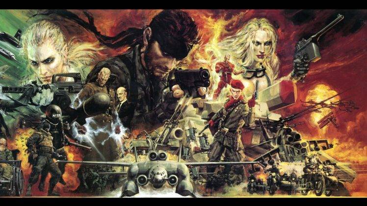 Metal Gear Solid 3: Snake Eater, Big Boss, Revolver Ocelot, The Boss, Colonel Volgin, Video Games, Artwork HD Wallpaper Desktop Background