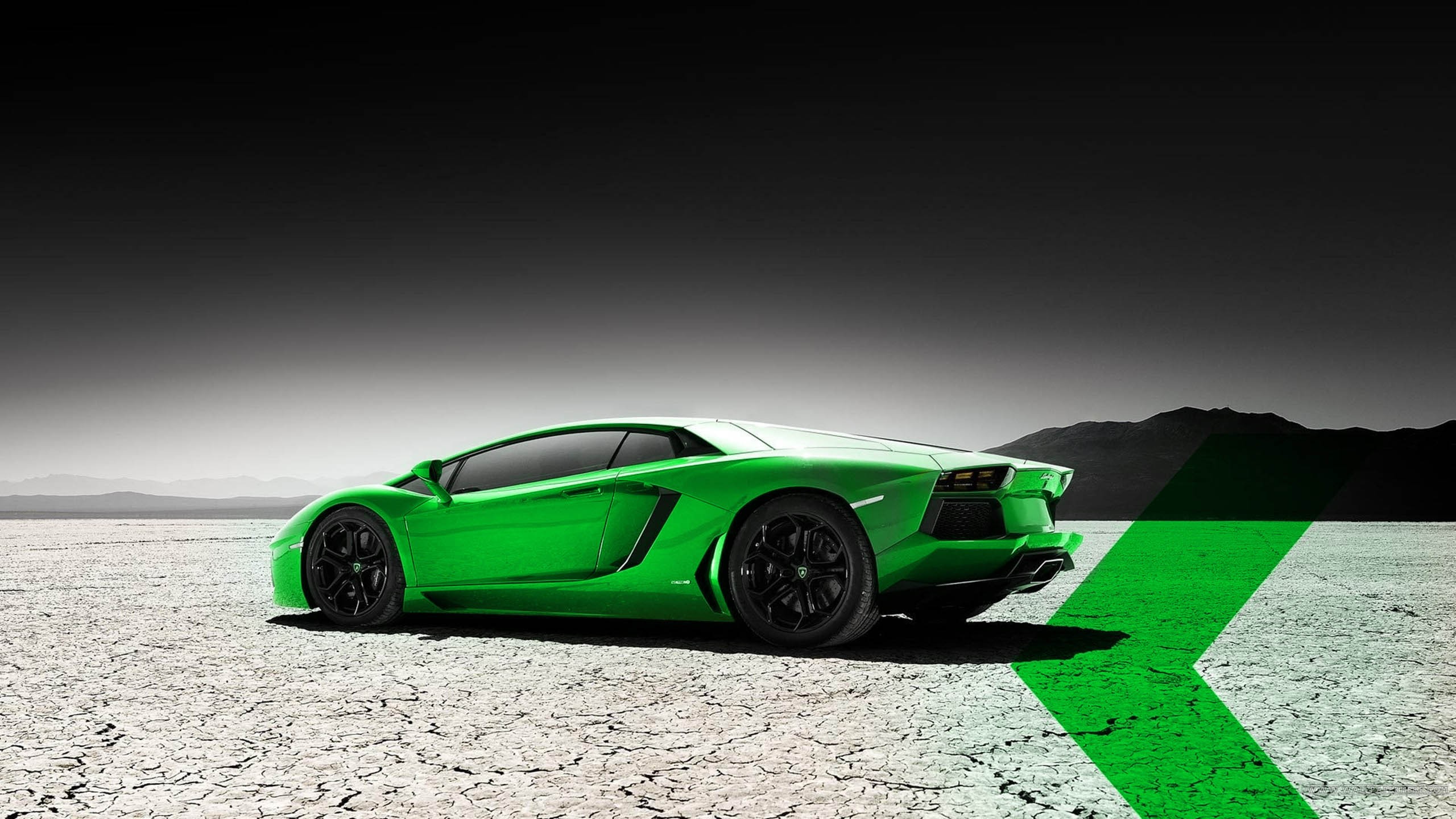 car, Lamborghini, Selective Coloring Wallpaper