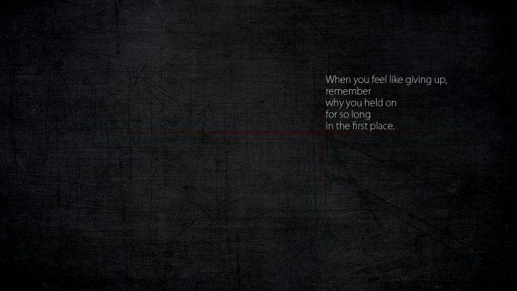 life, Dont Give Up, Minimalism, Quote HD Wallpaper Desktop Background