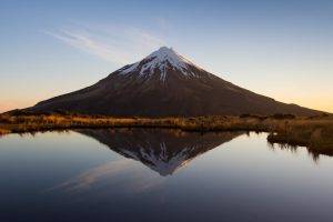 Mount Fuji, Landscape, Reflection, Japan