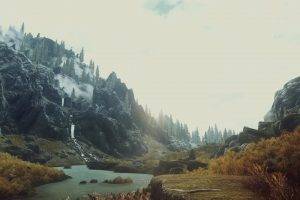 The Elder Scrolls V: Skyrim, Mountain, Tundra, Video Games