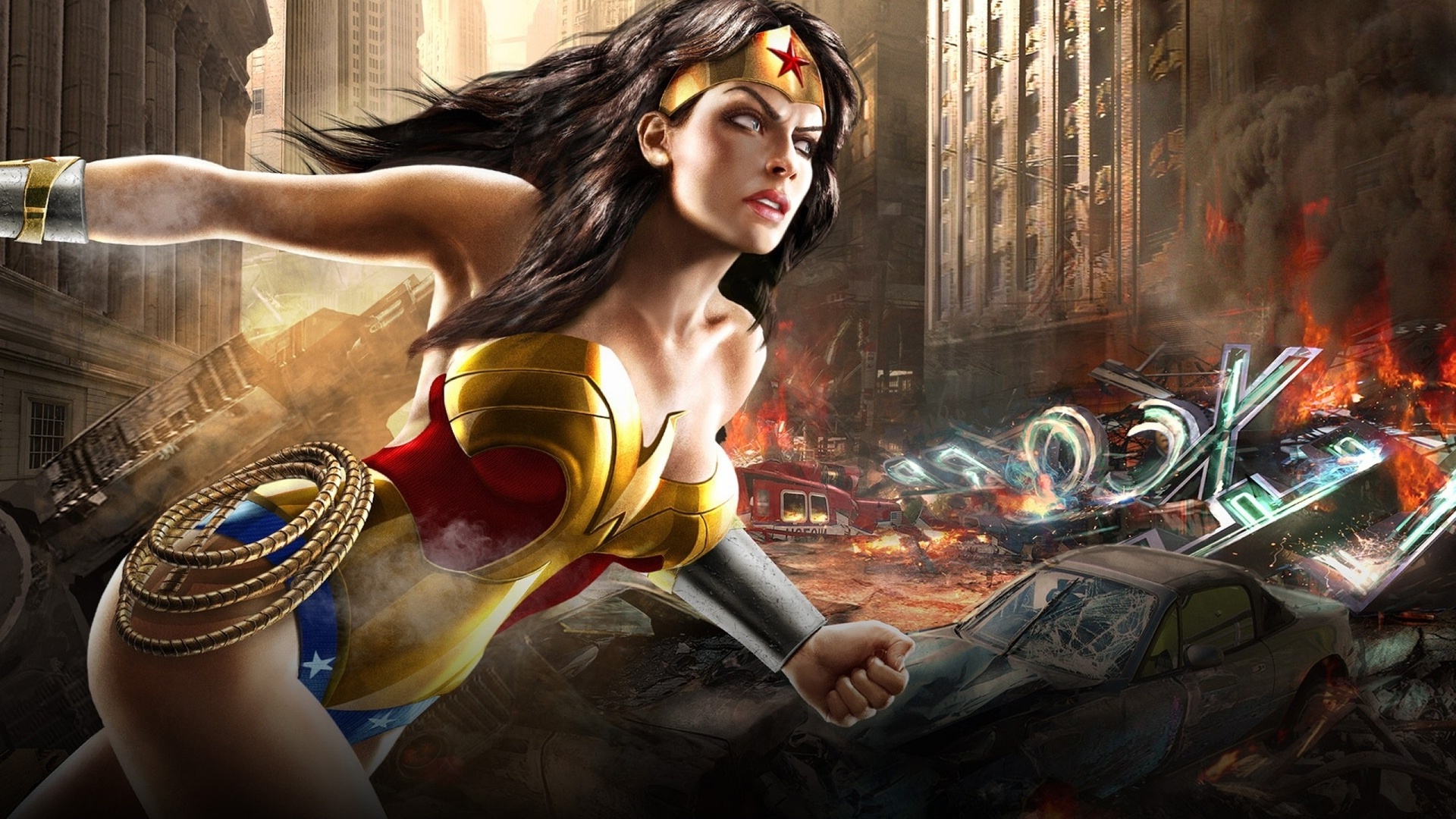 DC Comics, Wonder Woman, Video Games, Superheroines Wallpaper