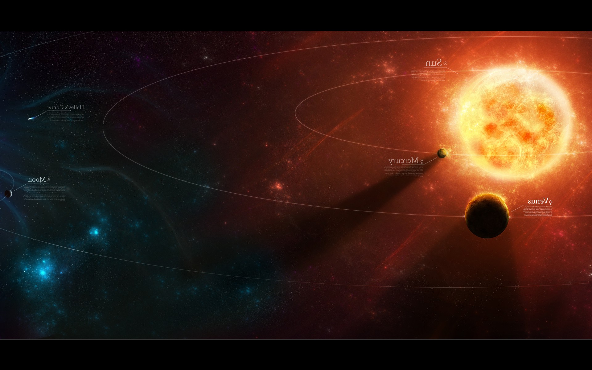 Solar System, Planet, Space Art Wallpaper