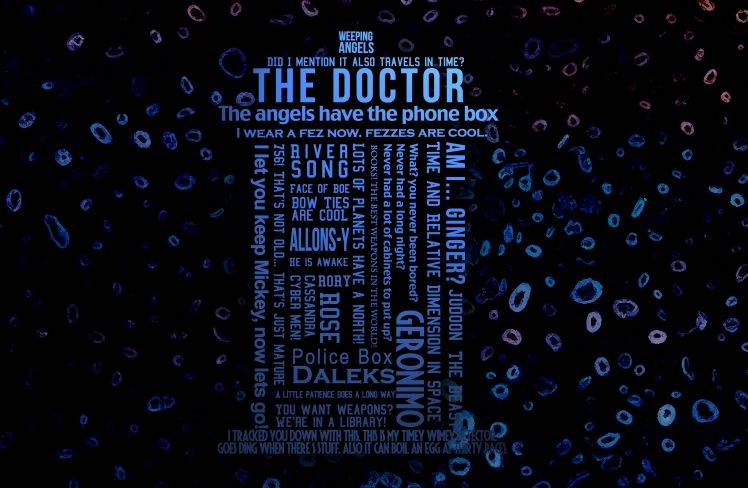 Doctor Who, The Doctor, TARDIS, Time Travel, Humor, Quote, Typography HD Wallpaper Desktop Background