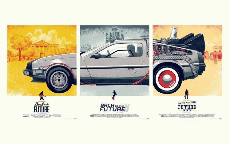 movies, Back To The Future, Car, Panels, DeLorean HD Wallpaper Desktop Background