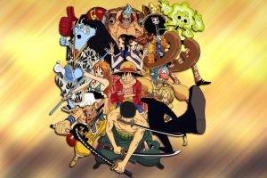 One Piece, Monkey D. Luffy, Roronoa Zoro, Sanji, Nico Robin, Usopp, Franky, Brook, Nami, Tony Tony Chopper, Jimbei