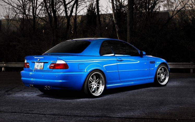 car, BMW, BMW M3, BMW M3 E46, Blue Cars HD Wallpaper Desktop Background