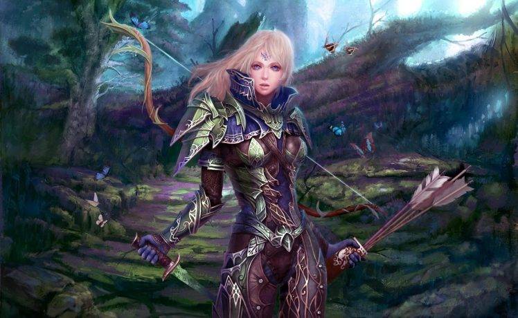 fantasy Art, Women, Weapon, Arrows, Knife HD Wallpaper Desktop Background