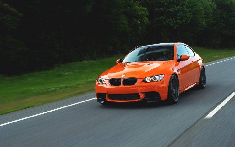 BMW, Car, Orange Cars HD Wallpaper Desktop Background