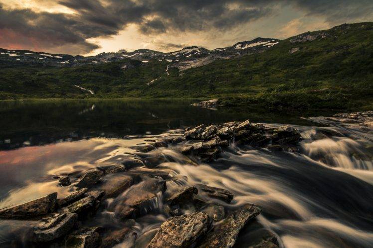 water, Nature, Lake, Mountain, Reflection HD Wallpaper Desktop Background