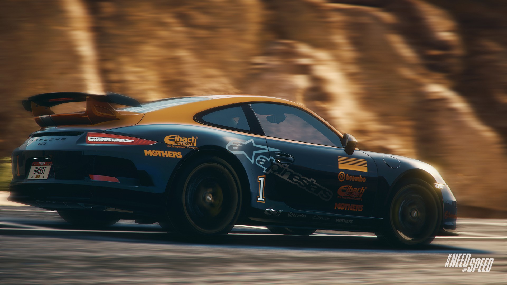 car, Blurred, Racing Wallpaper