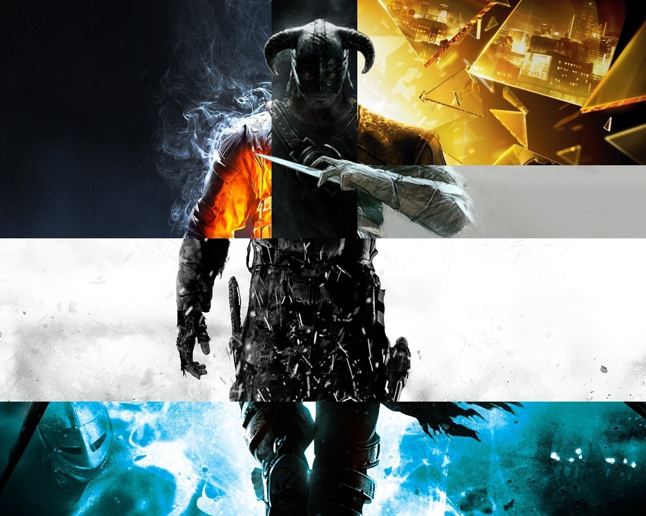 The Elder Scrolls V: Skyrim, Deus Ex: Human Revolution, Call Of Duty Modern  Warfare 3, Dark Souls, Battlefield 3, Assassins Creed Wallpapers HD /  Desktop and Mobile Backgrounds