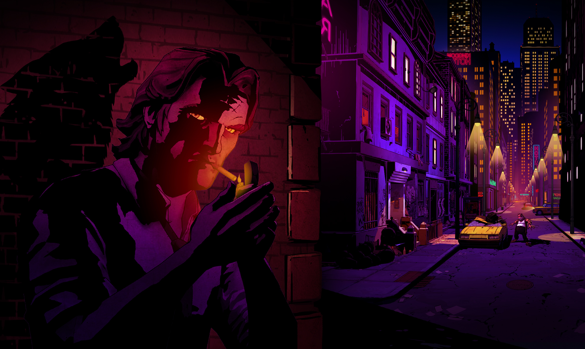 The Wolf Among  Us  Video Games Bigby Smoking Wallpapers  